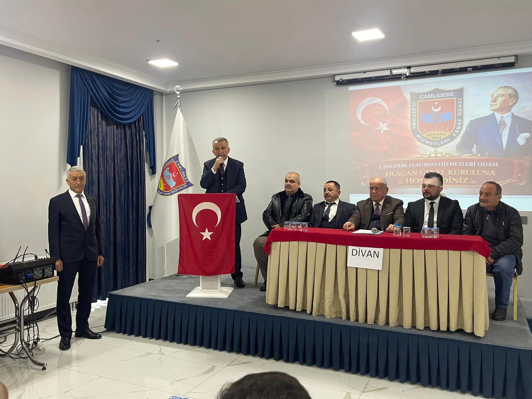 Çamlıdere Ulaştırma Hizmetleri Esnaf Odası 45. Olağan Genel Kurulu Gerçekleşti