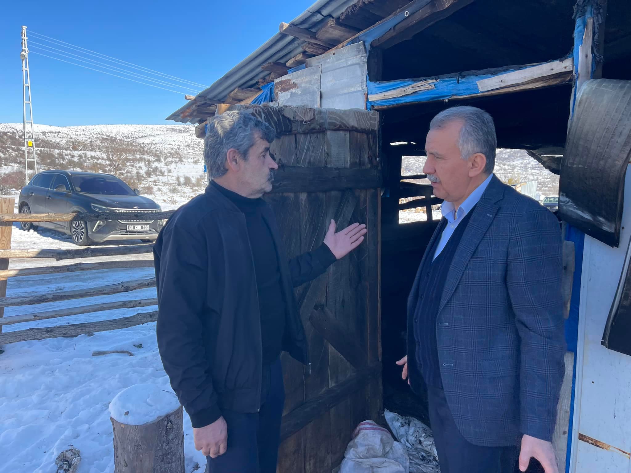 Başkanımızdan Güney Köyü Yangını Mağdurlarına Geçmiş Olsun Ziyareti